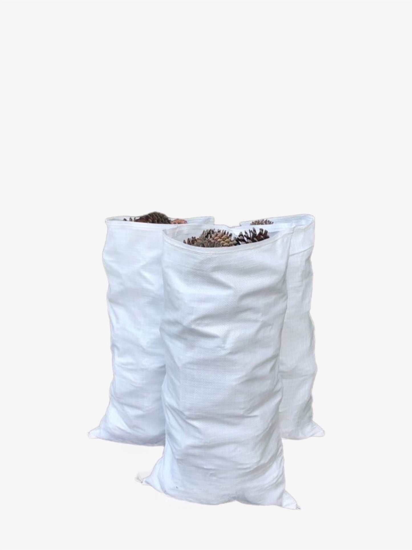 SAND BAGS | FIREWOOD BAGS | Polypropylene Sacks | 470mm x 800mm | 100 Sacks | White