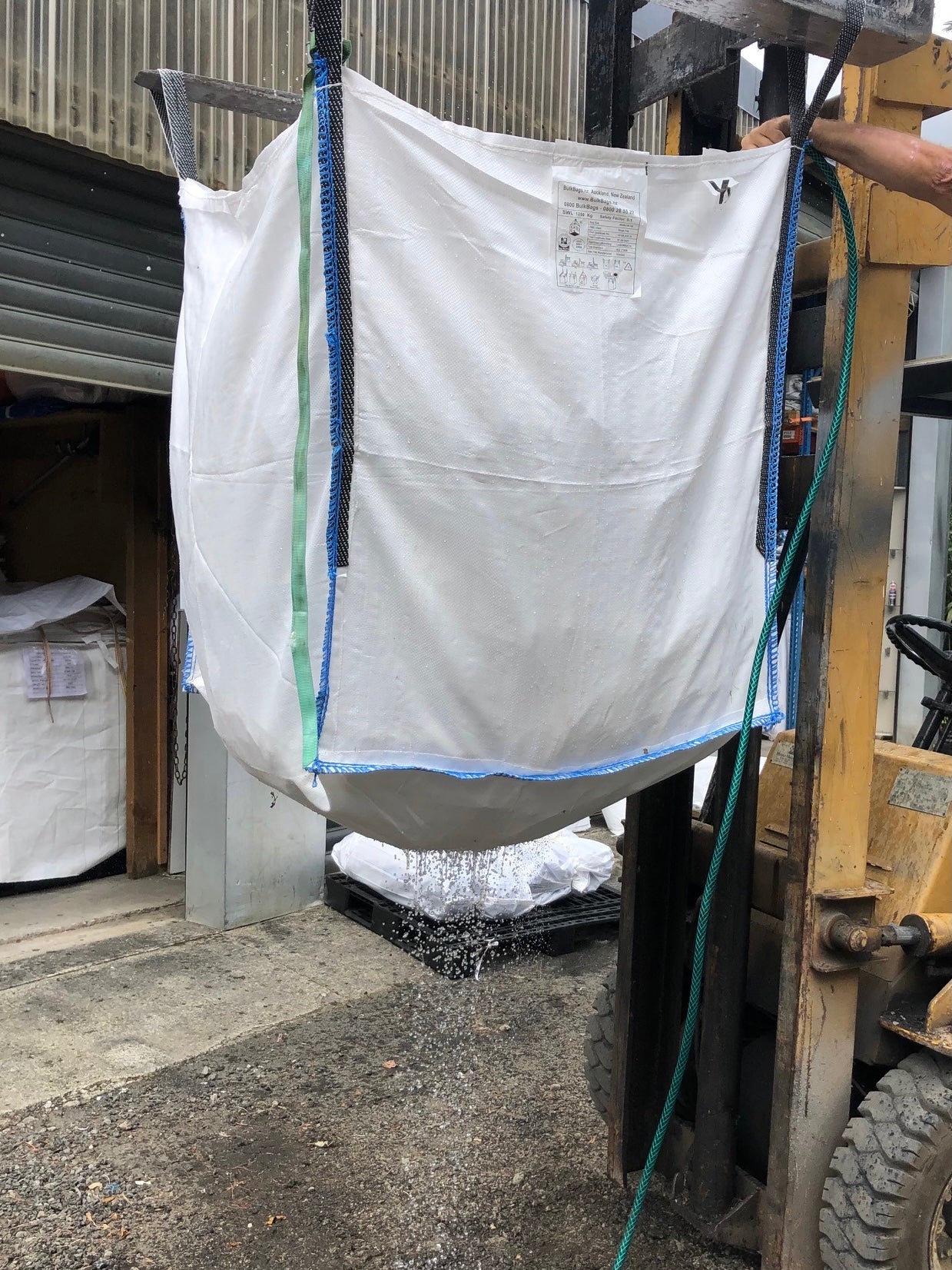 TYPE K | 1250kg | Dewatering Bag | Duffle Top | Flat Bottom | 900 x 900 x 1000  | 5 Bags