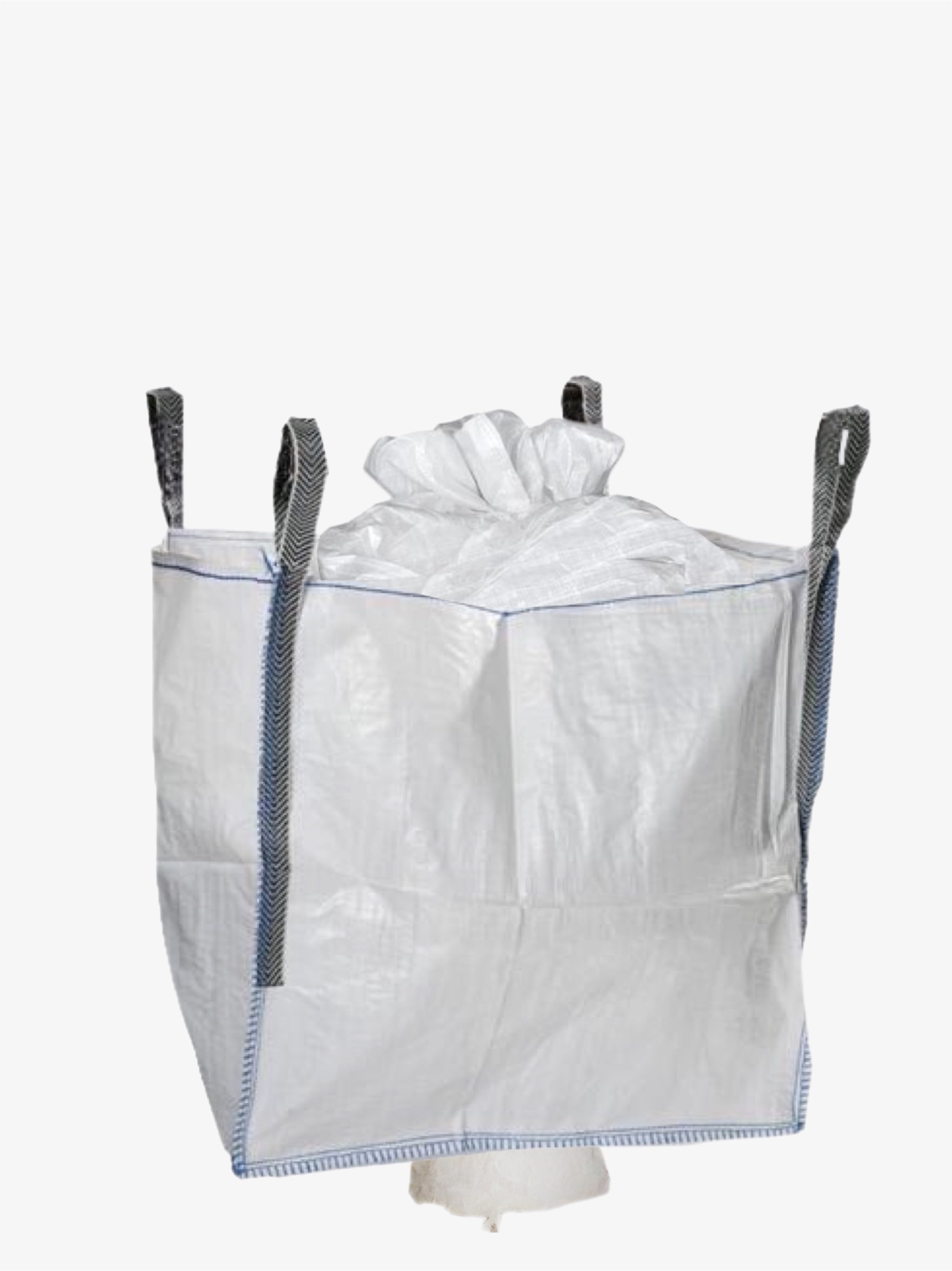 TYPE DD | 1250kg | Heavy Duty | Duffle Top | Spout Bottom - with Baffles | 900 x 900 x 1000 | 5 Bags